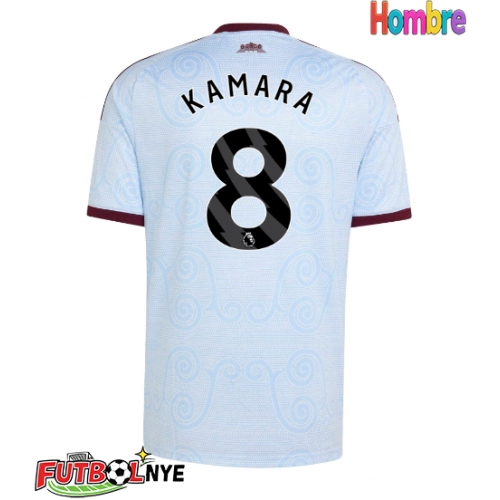 Camiseta Aston Villa Boubacar Kamara #8 Tercera Equipación 2026-27 manga corta